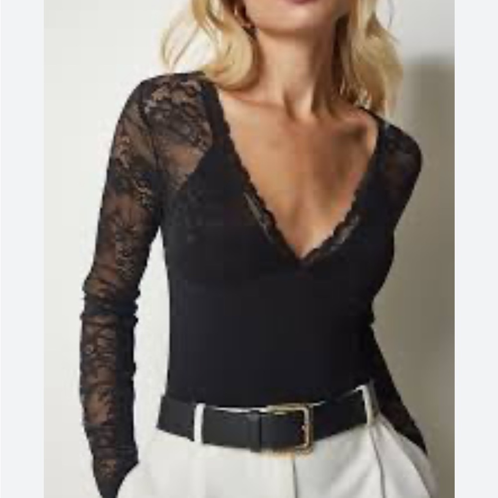 Free people lace long sleeve